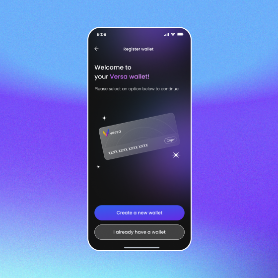 How to set up your Versa Wallet